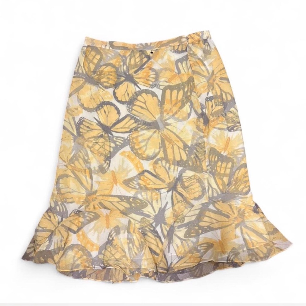 Alfred Dunner Butterfly A-Line Skirt
